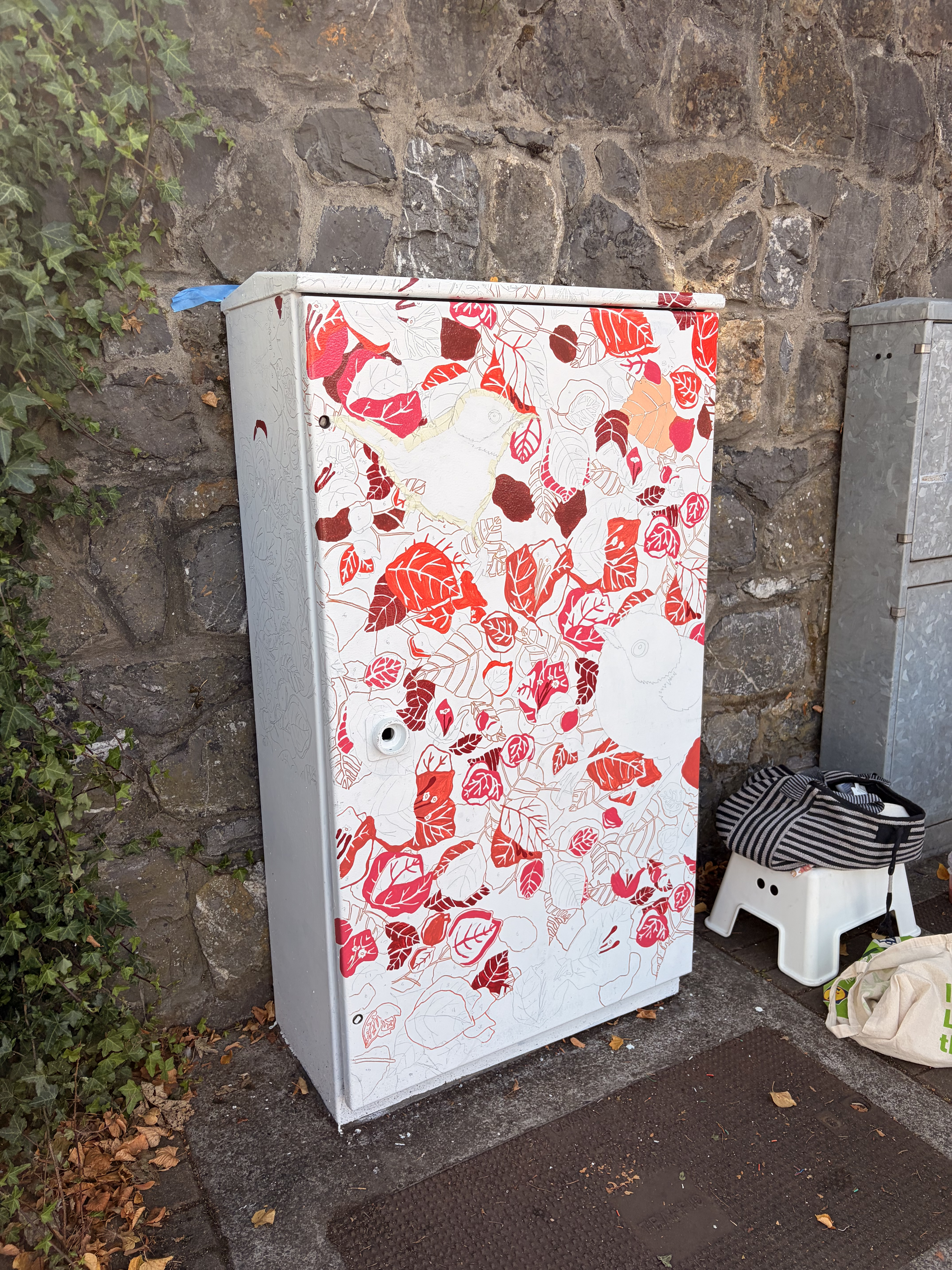 Drawing the Dublin Canvas composition onto the utility box